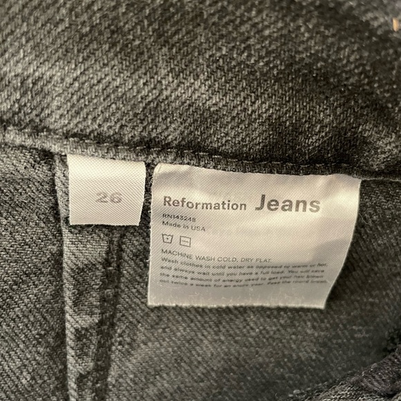 REFORMATION JEANS Kayo High & Skinny - Erie wash Size 26 - Picture 8 of 13